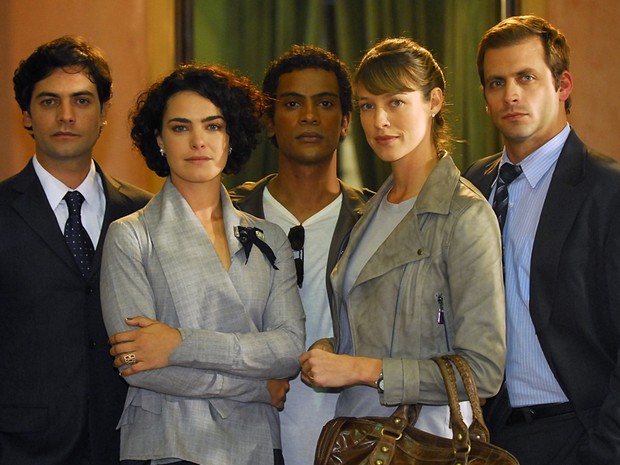 Samuel de Assis, Leonardo Machado, Henri Castelli, Luana Piovani e Ana Paula Arósio (Foto: TV Globo/ Márcio de Souza) Samuel de Assis, Leonardo Machado, Henri Castelli, Luana Piovani e Ana Paula Arósio (Foto: TV Globo/ Márcio de Souza)