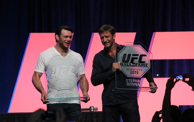 Forrest Griffin e Stephan Bonnar Hall da Fama UFC (Foto: Evelyn Rodrigues)