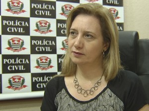 Delegada Margarete Franco (Foto: Reprodução / TV TEM) Delegada Margarete Franco (Foto: Reprodução / TV TEM)