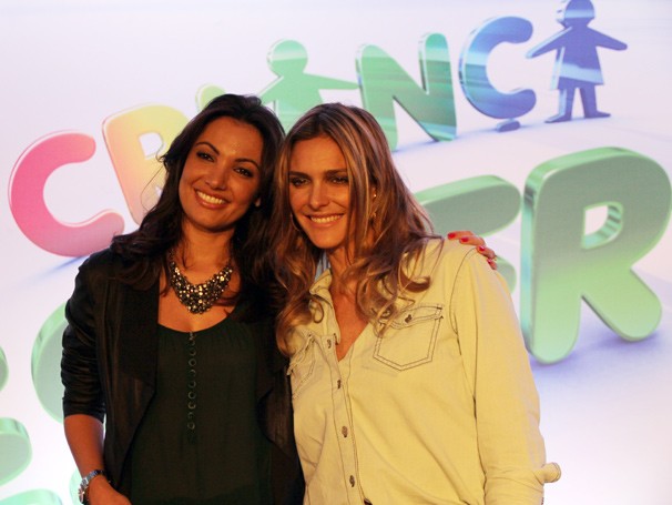 Patrícia Poeta e Fernanda Lima vão comandar o show Criança Esperança 2013 ao lado de Lázaro Ramos (Foto: Divulgação)