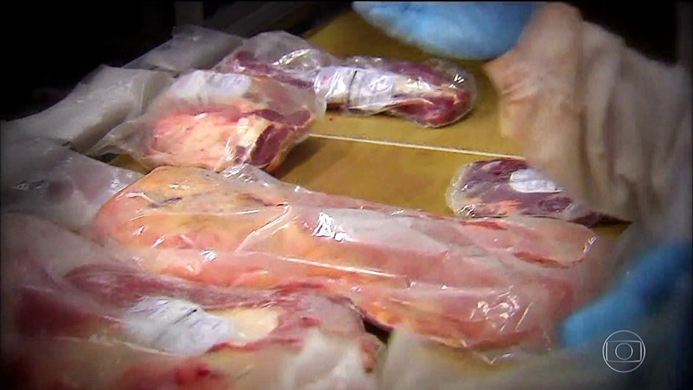 Investigação de frigoríficos na Operação Carne Fraca, da PF (Foto: Reprodução/TV Globo)