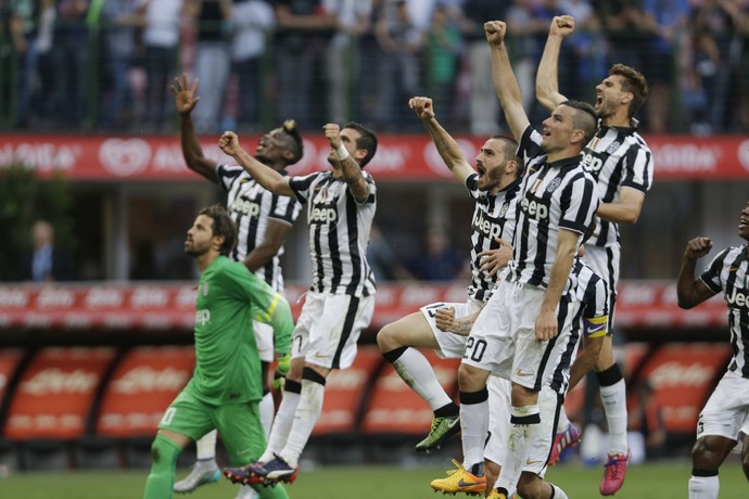 Juventus Inter comemoração (Foto: Luca Bruno / AP)