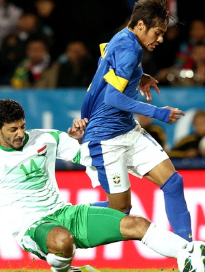Neymar amistoso Brasil x Iraque (Foto: Mowa Press)