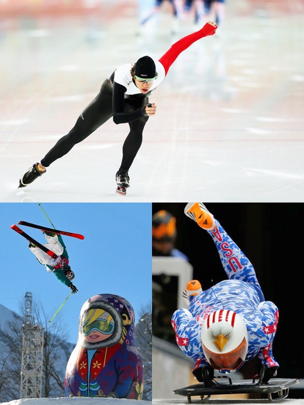 Globo exibe a cobertura completa dos Jogos Olímpicos de Inverno de Sochi, que acontecem na Rússia (Foto: Getty Images/EFE/Associated Press)