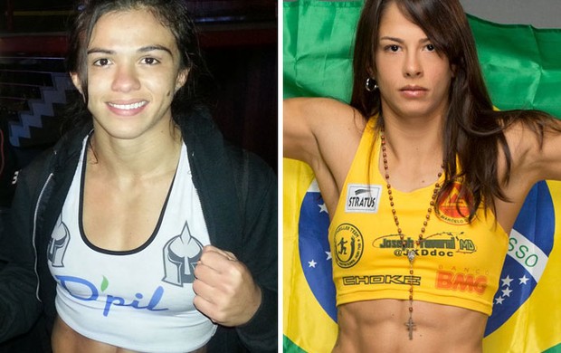 Cláudia Gadelha x Juliana Lima MMA (Foto: Montagem sobre foto de divulgação)
