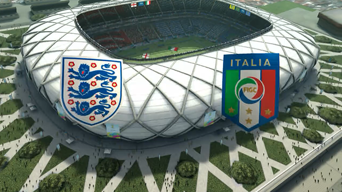 Simulação Copa do Mundo Fifa 2014: Inglaterra x Itália (Foto: Reprodução/Murilo Molina)