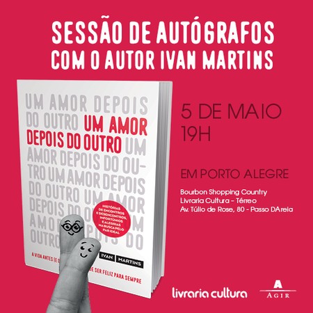 Lançamento de UM AMOR DEPOIS DO OUTRO em Porto Alegre (Foto: Foto: Divulgação)