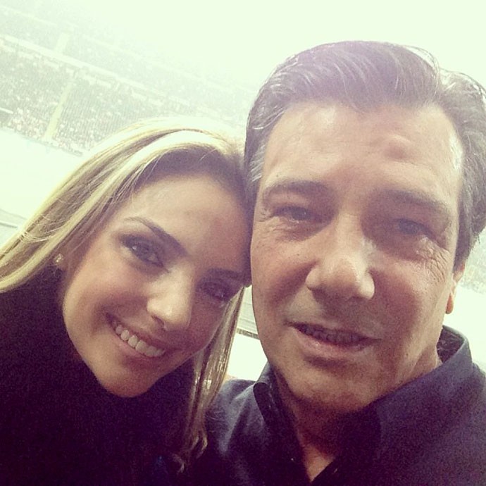 Esposa de Kaká no San Siro (Foto: Reprodução / Instagran)