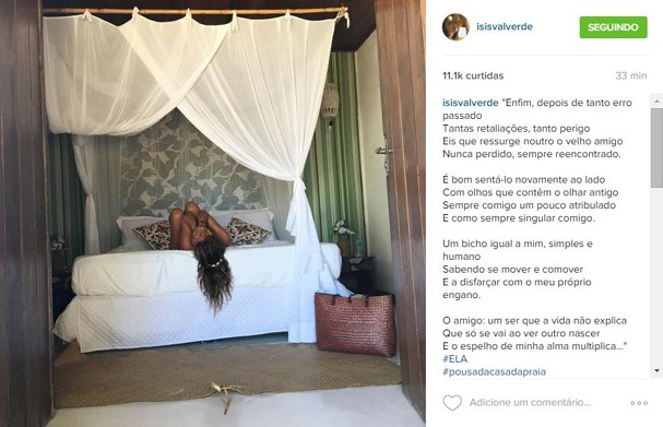 Isis Valverde (Foto: Reprodução Instagram)