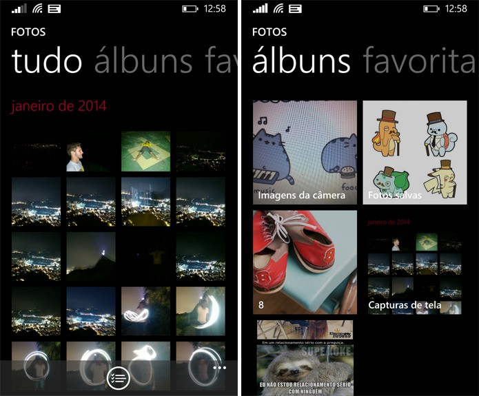 Windows Phone 8.1 agora tem galeria de imagens mais direta e sem fotos do Facebook ou OneDrive (Foto: Reprodução/Elson de Souza)