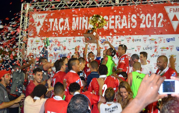 Boa Esporte  bicampeo da Taa Minas Gerais. (Foto: Tiago Campos / Globoesporte.com)
