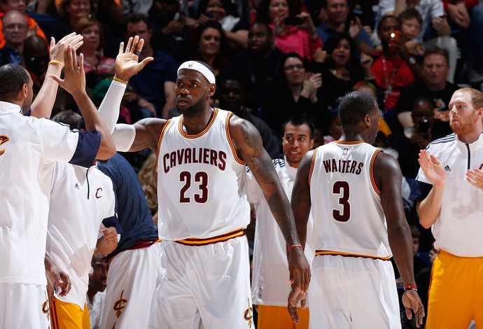 LeBron James, Cleveland Cavaliers x Indiana Pacers (Foto: Getty Images)