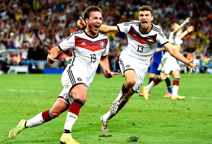 Mario Gotze gol final Alemanha x Argentina (Foto: Reuters)