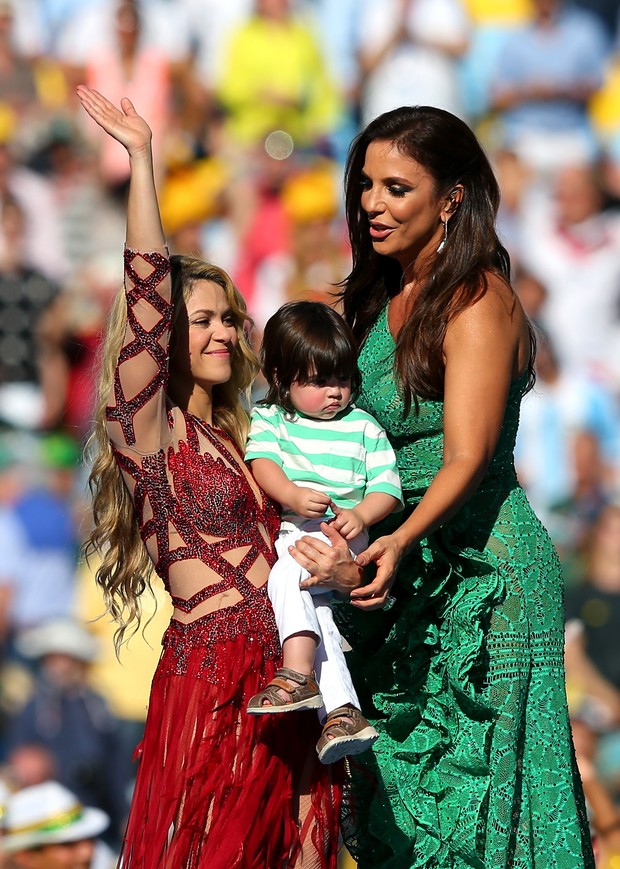 Shakira, Milan e Ivete Sangalo (Foto: Getty Images)
