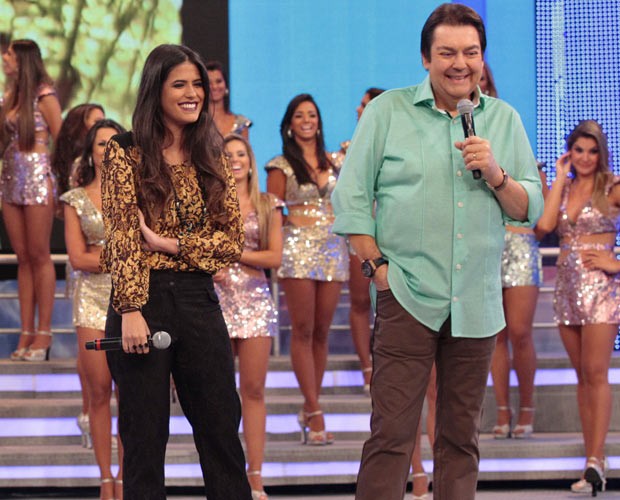 Antonia Morais (Foto: Domingão do Faustão / TV Globo)