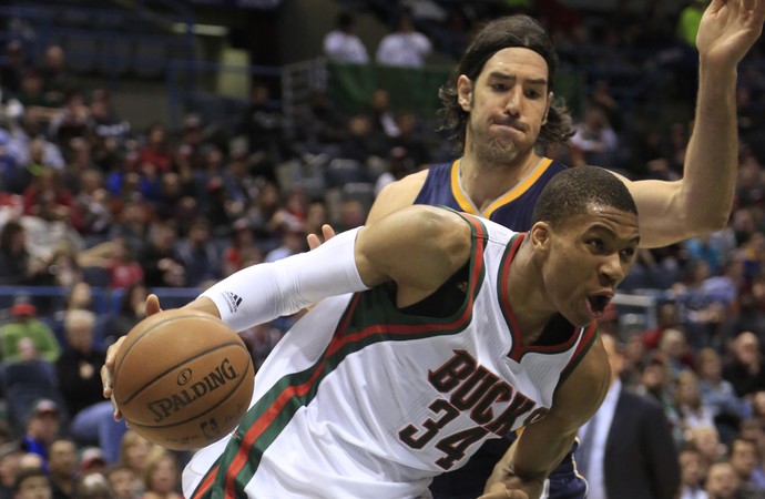 giannis antetokounmpo Bucks x Pacers NBA - AP (Foto: AP)