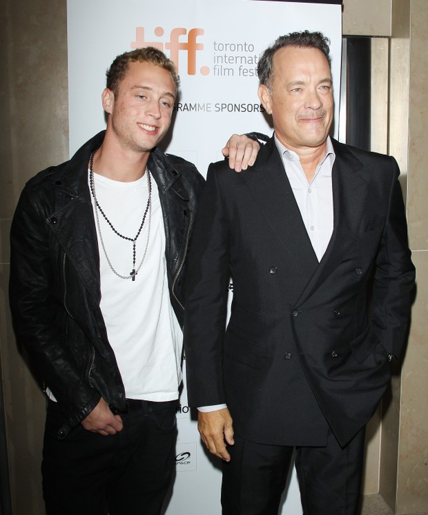 Tom Hanks com o filh, Chet Hanks (Foto: Getty Images)