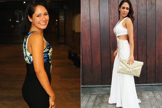 Jakeline Leal emagreceu mais de 20 kg e virou blogueira de moda (Foto: TV Globo/Divulgação/Reprodução)
