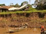 Baixa do Madeira deixa margens sem estrutura e causa desbarrancamentos