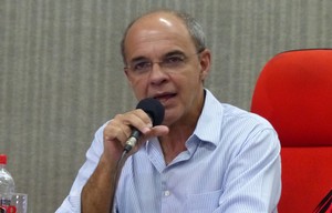 Eduardo Bandeira de Mello presidente do Flamengo (Foto: Vicente Seda)