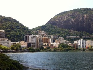 Lagoa rodrigo de freitas (Foto: Lilian Quaino/G1)