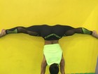 Gracyanne Barbosa mostra elasticidade em volta aos treinos