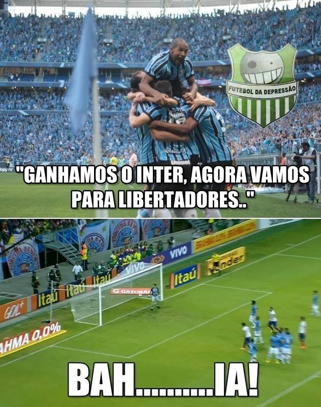 Zoação Grêmio na Libertadores? (Foto: Reprodução / Internet)
