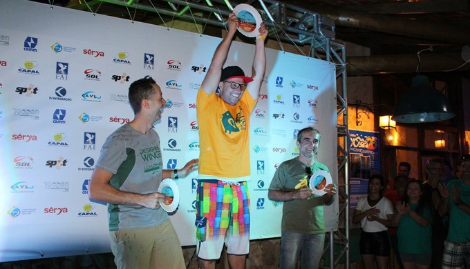 Atleta de Poços de Caldas (MG) se sagrou campeão brasileiro de Parapente. (Foto: Confederação Brasileira de Voo Livre)