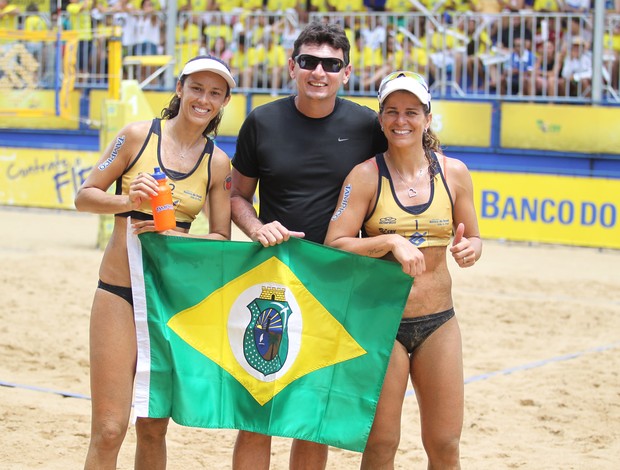  Larissa e Talita volei de praia (Foto: Paulo Frank/CBV)