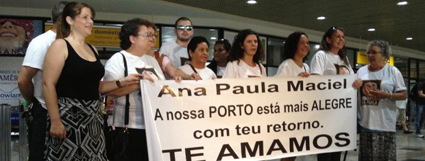 Família da ativista gaúcha Ana Paula Maciel (Foto: Rafaella Fraga/G1)