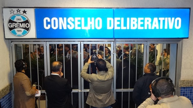 Eleição presidência Grêmio (Foto: Hector Werlang / GLOBOESPORTE.COM)