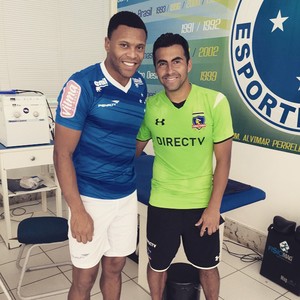 Júlio Baptista com Maldonado (Foto: Reprodução \Instagram)