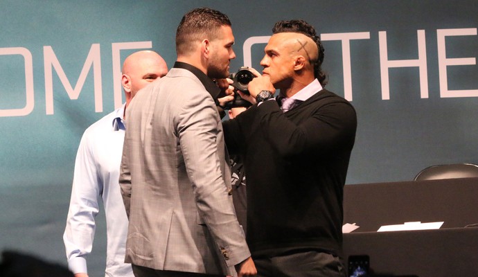 chris weidman x vitor belfort ufc (Foto: Evelyn Rodrigues)