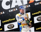 Max Wilson comemora a vitória na etapa e Brasília da Stock Car 2012 (Foto: Duda Bairros / Stock Car)