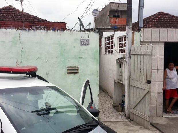 Caso aconteceu no bairro Jockey Clube, em São Vicente, SP (Foto: Divulgação/Polícia Militar)