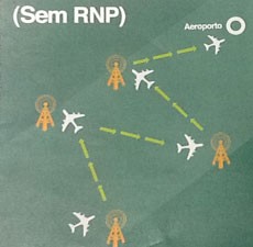 Mapa de ilustração das rotas de avião  (Foto: Guilherme Brito/ G1)