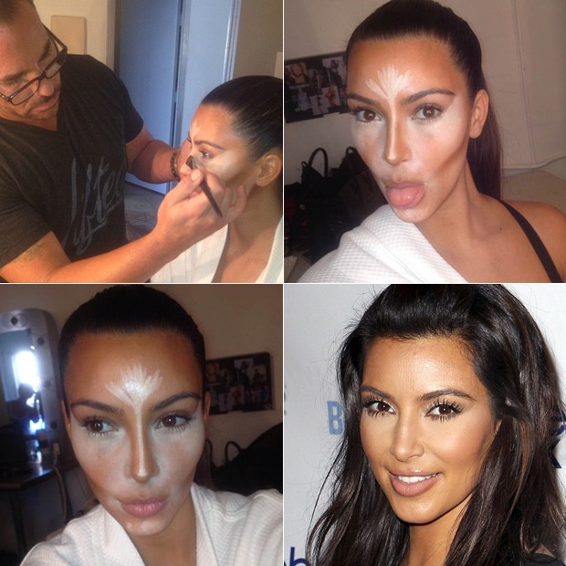 As fotos de Kim postadas no Instagram em 2012 (Foto: Reprodução)