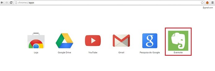 Destaque para ícone do app adicionado como extensão do Chrome (Foto: Reprodução/Raquel Freire)