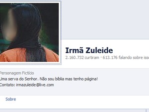 'Irmã Zuleide' troca novamente a foto do perfil (Foto: Reprodução/Facebook)