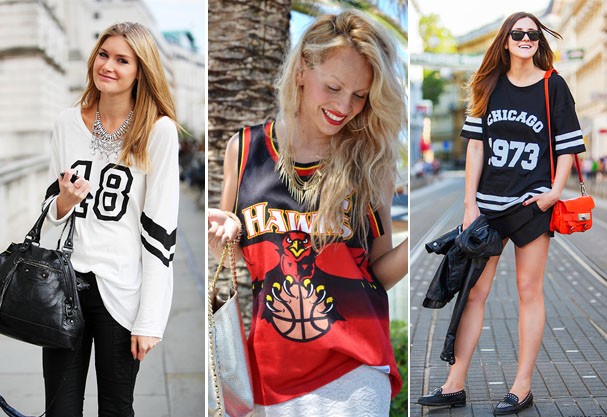 Camisetas de basquete ganham toque fashion nas ruas  (Foto: Reprodução )