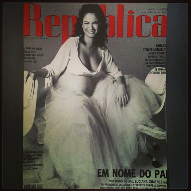 Luciana Gimenez na capa da revista República (Foto: Divulgação / Revista República)