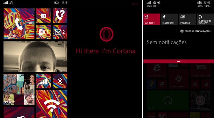 Windows Phone 8.1 é a nova versão cheia de novidades do sistema de smartphones da Microsoft (Foto: Reprodução/Elson de Souza)