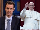 Assad envia mensagem particular ao Papa Francisco, diz Vaticano