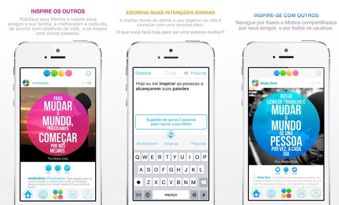 Motive e seja motivado com Motto Dots (Foto: Divulgação/Apple)