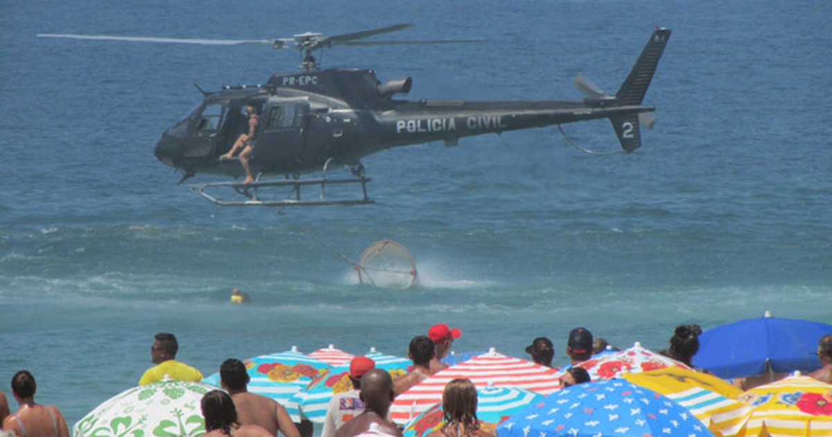 Com sensação de 43°C, praias cheias no Rio têm afogamentos e ... - Globo.com