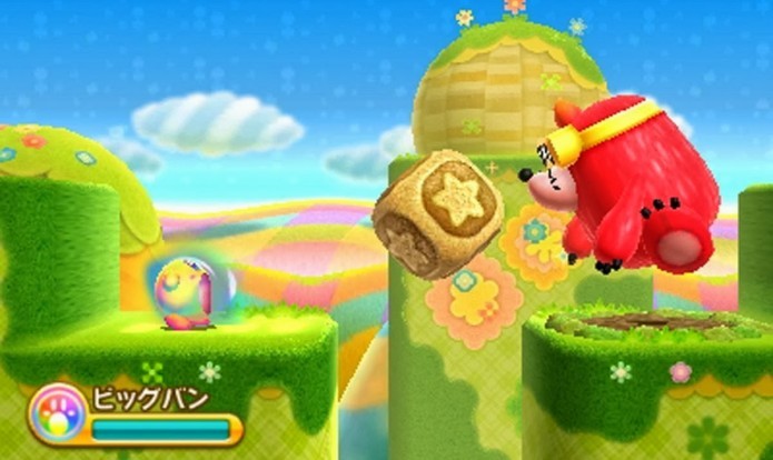Batalhas e chefões divertidos são o charme de Kirby Triple Deluxe (Foto: Divulgação)