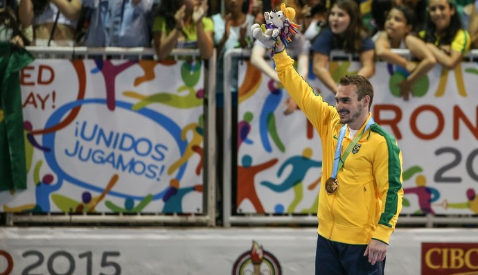 Arthur Zanetti ginástica ouro Pan-Americano (Foto: Thiago Bernardes/Frame/Estadão Conteúdo)