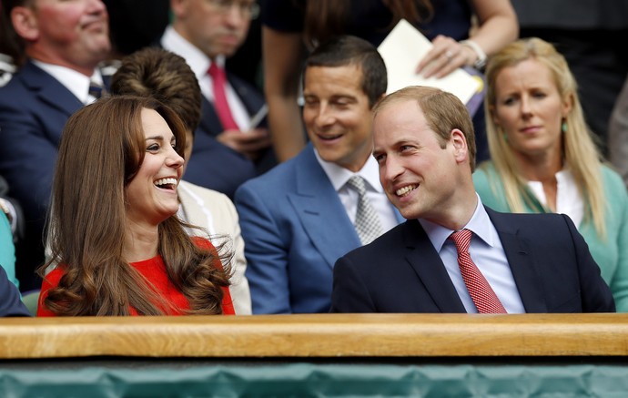 tênis Catherine Middleton e príncipe William Wimbledon (Foto: Reuters)