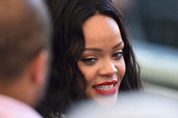 Rihanna no Maracanã (Foto: Agência AFP)