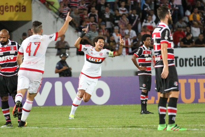 Santa Cruz x Flamengo (Foto: Aldo Carneiro / Pernambuco Press)